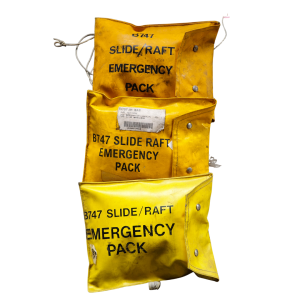 B747 Slide Raft Emergency Pack