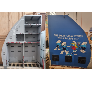 Brussels Airlines Airbus A320 OO-SND 'Aerosmurf' Galley