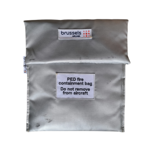 Brussels Airlines PED Fire Containment Bag