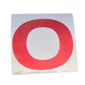 Liverpool - City of Music - Aircraft Skin Letter "O"