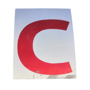 Liverpool - City of Music - Aircraft Skin Letter "C"