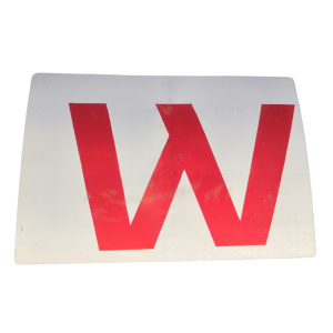 Liverpool - City of Music - Aircraft Skin Letter "W"