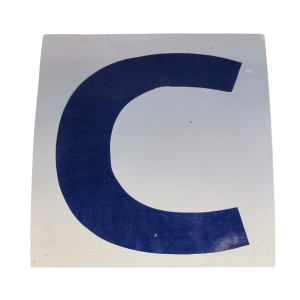 Liverpool - City of Music - Aircraft Skin Letter "C"