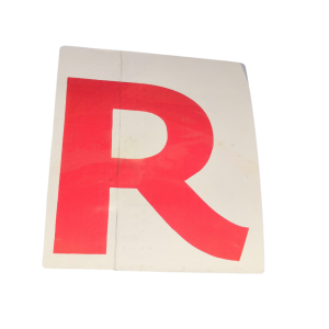 Liverpool - City of Music - Aircraft Skin Letter "R"