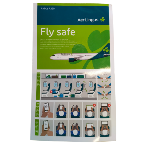 A320 Air Lingus Safety Card
