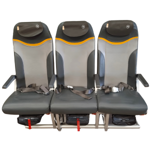 Authentic Row of Seats taken from B757 aircraft D-ABOL