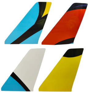 Airbus A320 Aerosmurf OO-SND Tails